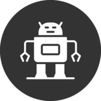 Roboter kreatives Icon-Design vektor