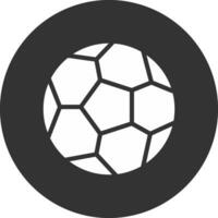 Fußball kreatives Icon-Design vektor