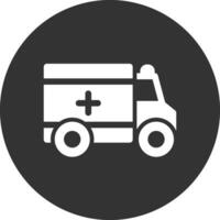 Krankenwagen kreatives Icon-Design vektor