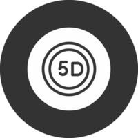 5d Daten Lager kreativ Symbol Design vektor