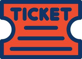 Ticket kreatives Icon-Design vektor