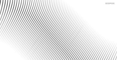 abstraktes grauweißes Wellen- und Linienmuster für Ihre Ideen, Vorlagenhintergrundtextur vektor