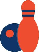 Bowling kreatives Icon-Design vektor