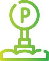 Parkschild kreatives Icon-Design vektor