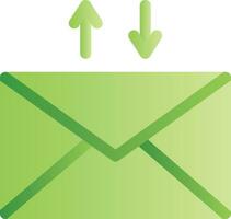 E-Mail kreatives Icon-Design vektor