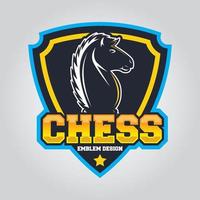 schack logotyp mall vektor