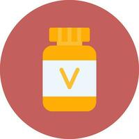 Vitamin kreatives Icon-Design vektor