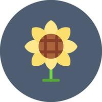 Sonnenblume kreatives Icon-Design vektor