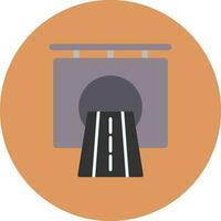 Tunnel kreatives Icon-Design vektor