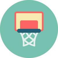 Basketballkorb kreatives Icon-Design vektor