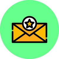 E-Mail kreatives Icon-Design vektor