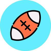 Rugby kreativ Symbol Design vektor