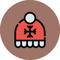 Winter Hut kreativ Symbol Design vektor