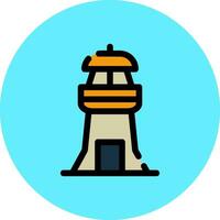 Leuchtturm kreatives Icon-Design vektor