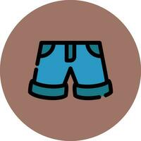 Shorts kreatives Icon-Design vektor