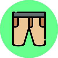 shorts kreativ ikon design vektor