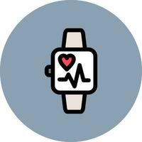 Smartwatch kreatives Icon-Design vektor