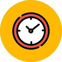 Uhr kreatives Icon-Design vektor