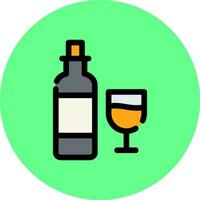 Wein kreatives Icon-Design vektor