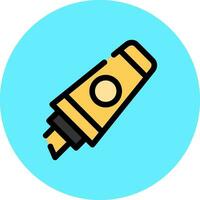 Textmarker kreatives Icon-Design vektor