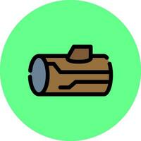 Log kreatives Icon-Design vektor