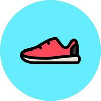 Turnschuhe kreatives Icon-Design vektor