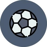 Fußball kreatives Icon-Design vektor