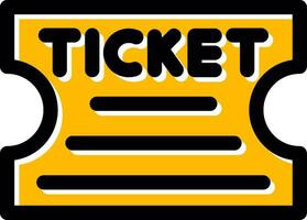 Ticket kreatives Icon-Design vektor