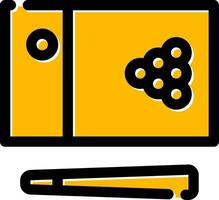 Snooker kreatives Icon-Design vektor