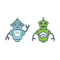 robot logotyp bilder illustration vektor