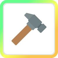 Hammer kreatives Icon-Design vektor