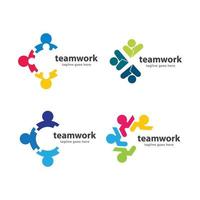 Teamwork-Logo-Bilder vektor