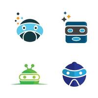 robot logotyp bilder illustration vektor