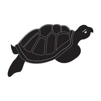 sköldpadda ikon logotyp vektor design mall