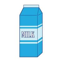 mjölk ikon logotyp vektor design mall