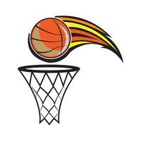 Basketball Symbol Logo Vektor Design Vorlage