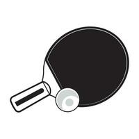 Tabelle Tennis Symbol Logo Vektor Design Vorlage