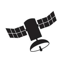 Satellit Symbol Logo Vektor Design Vorlage