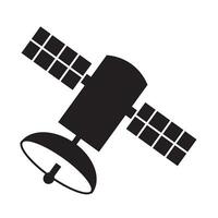 Satellit Symbol Logo Vektor Design Vorlage