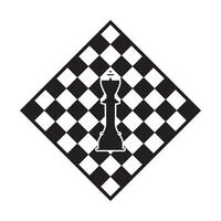 Schach Symbol Logo Vektor Design Vorlage