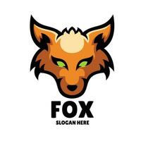 Fuchs Maskottchen Logo Esport Illustration vektor