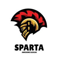 Sparta Maskottchen Logo Esport Illustration vektor