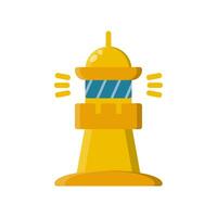 Leuchtturm Symbol Vektor oder Logo Illustration Stil