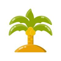 Palme Symbol Vektor oder Logo Illustration Stil
