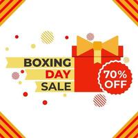 Boxing Day Sale Promotion Social Media Post Design-Vorlage vektor