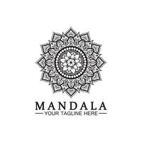 Mandala-Logo-Design-Vektor-Vorlage vektor