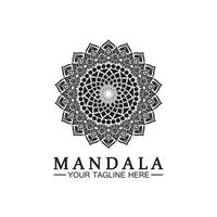 mandala logotyp design vektor mall