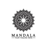 mandala logotyp design vektor mall