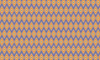 Stammes- Stoff, traditionell Stoff ethnisch, abstrakt geometrisch Ikat Muster. handgemacht aztekisch Stoff Teppich Dekoration Hintergrund Boho einheimisch Vektor Hintergrund