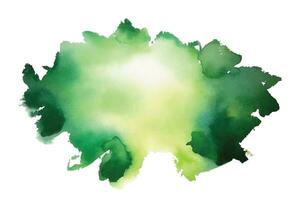 abstrakt grön vattenfärg färga textur bakgrund vektor